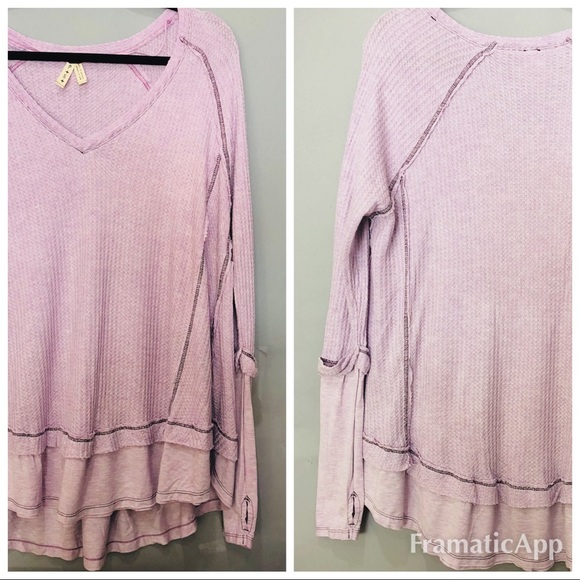 FREE PEOPLE Laguna Thermal Top. NWT - Picture 6 of 8